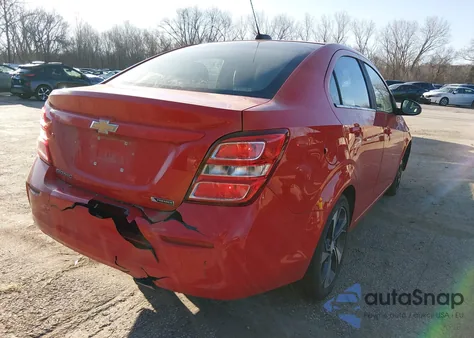 2020 Chevrolet Sonic Fwd Premier from USA, damaged, VIN 1G1JF5SB0L4113189